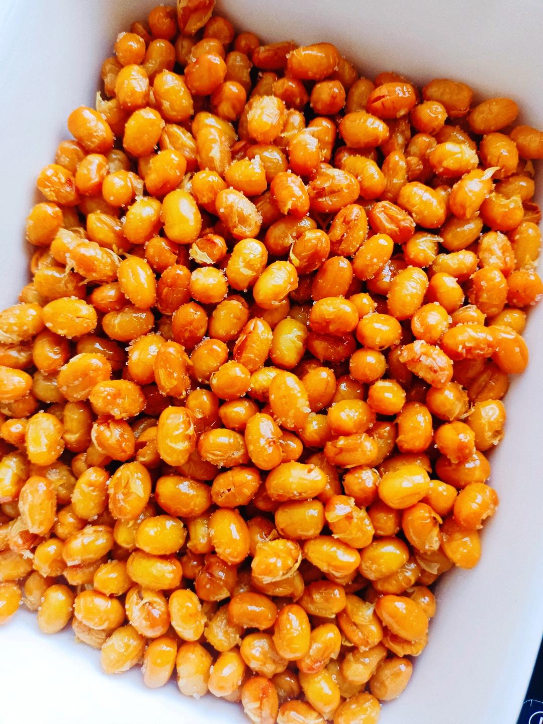 空气炸锅炸黄豆炒豆