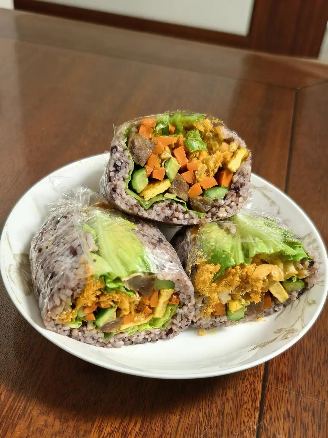 快手早餐…台湾饭团