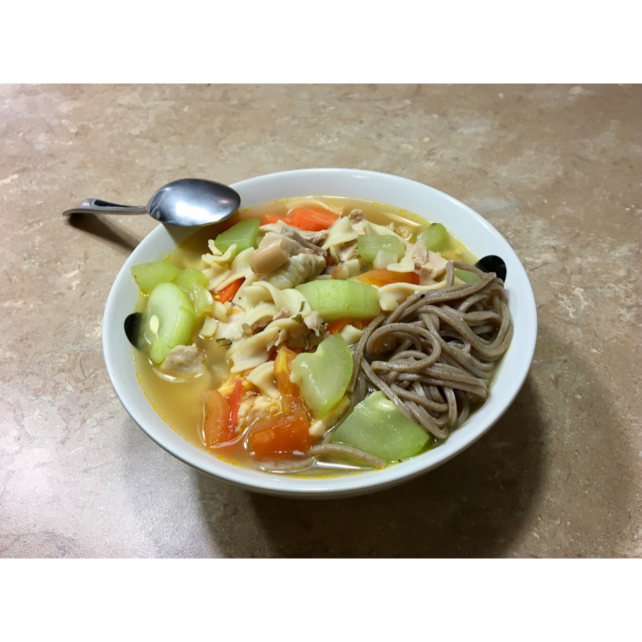 Chicken Noodle Soup (美式鸡汤面)