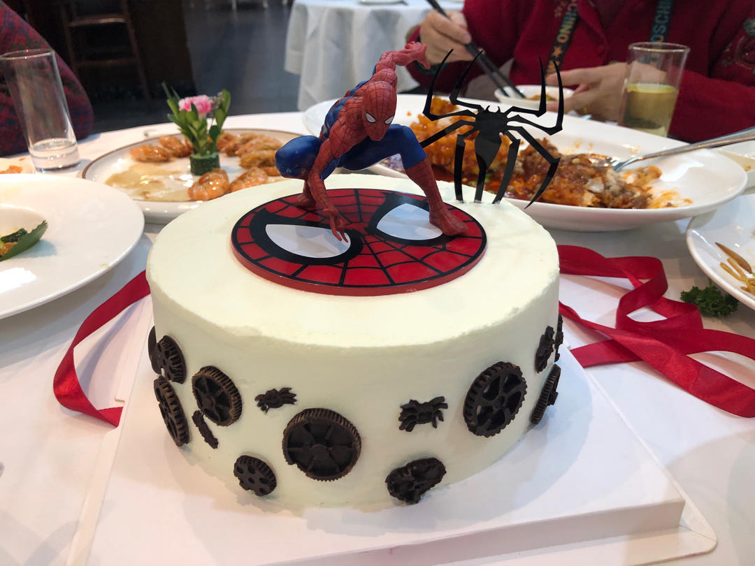 蜘蛛侠蛋糕