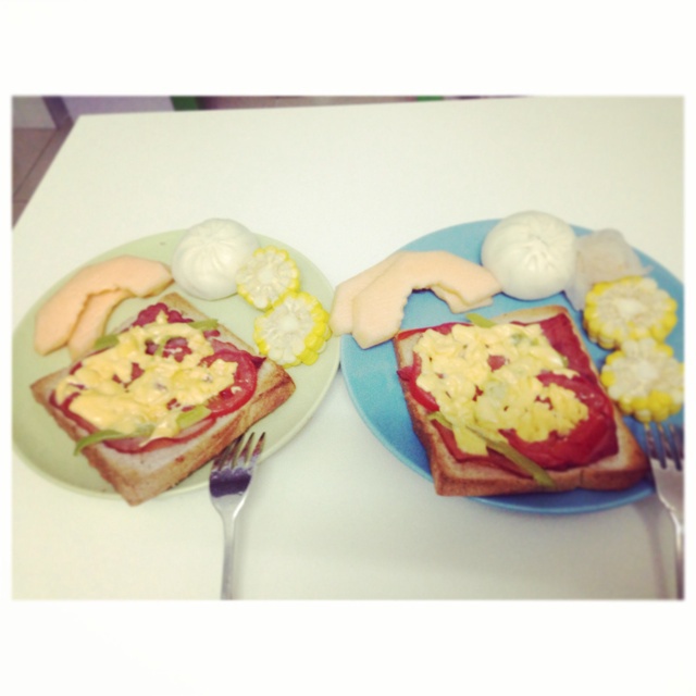 芝士面包片披萨