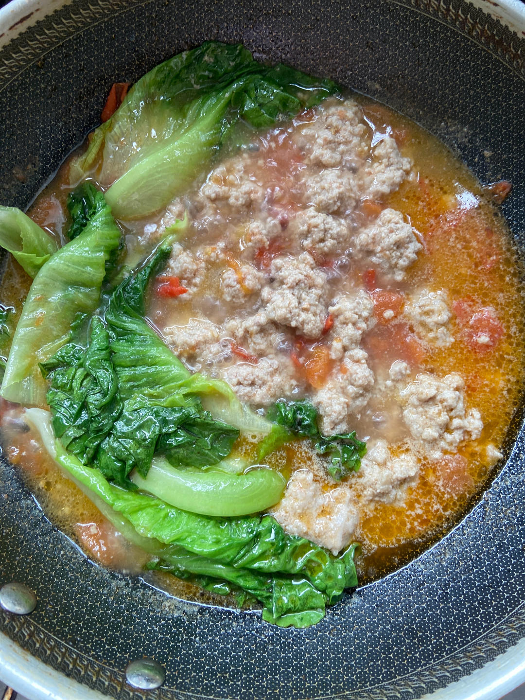 家传浓汤西红柿🍅猪肉丸子汤