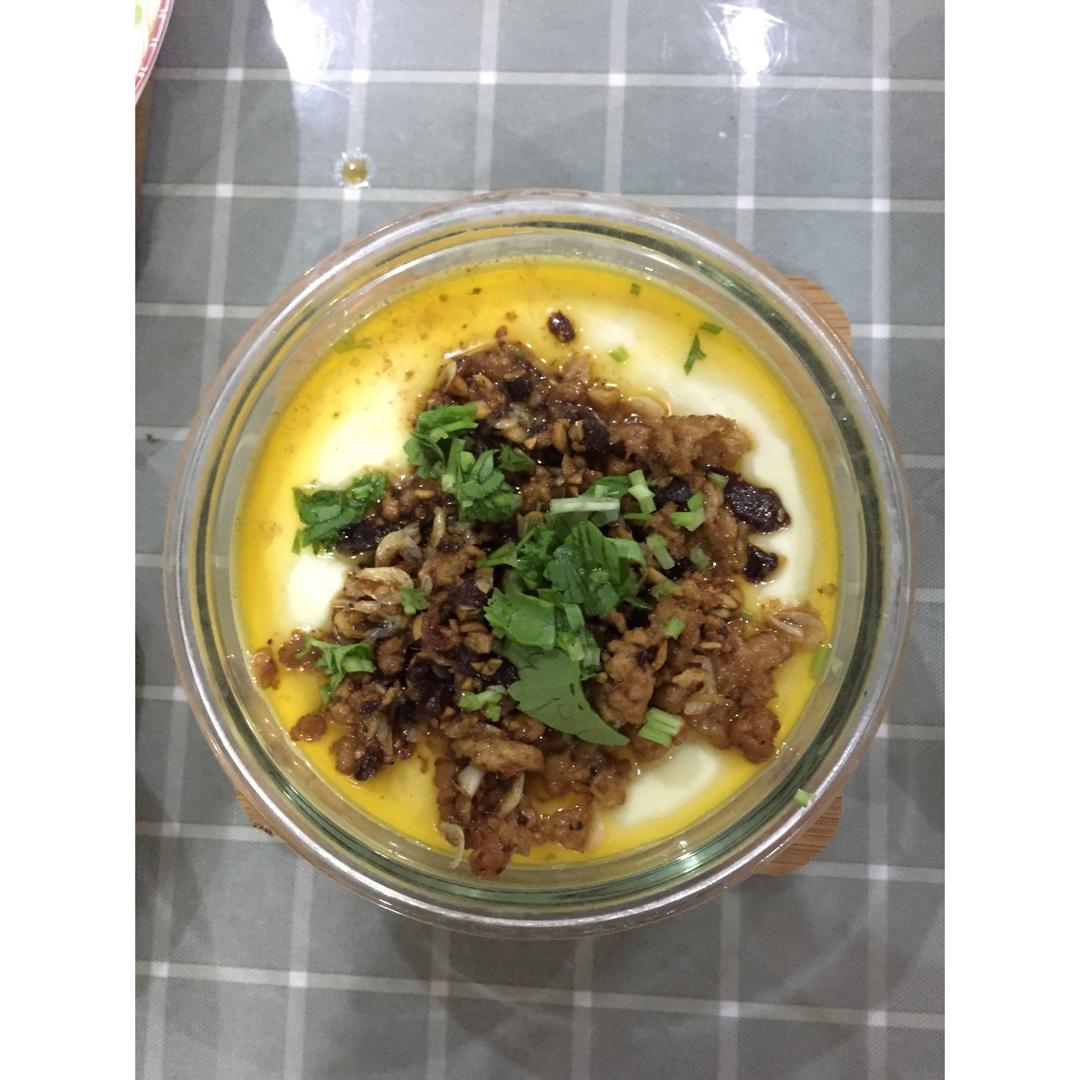 肉沫豆腐蛋羹