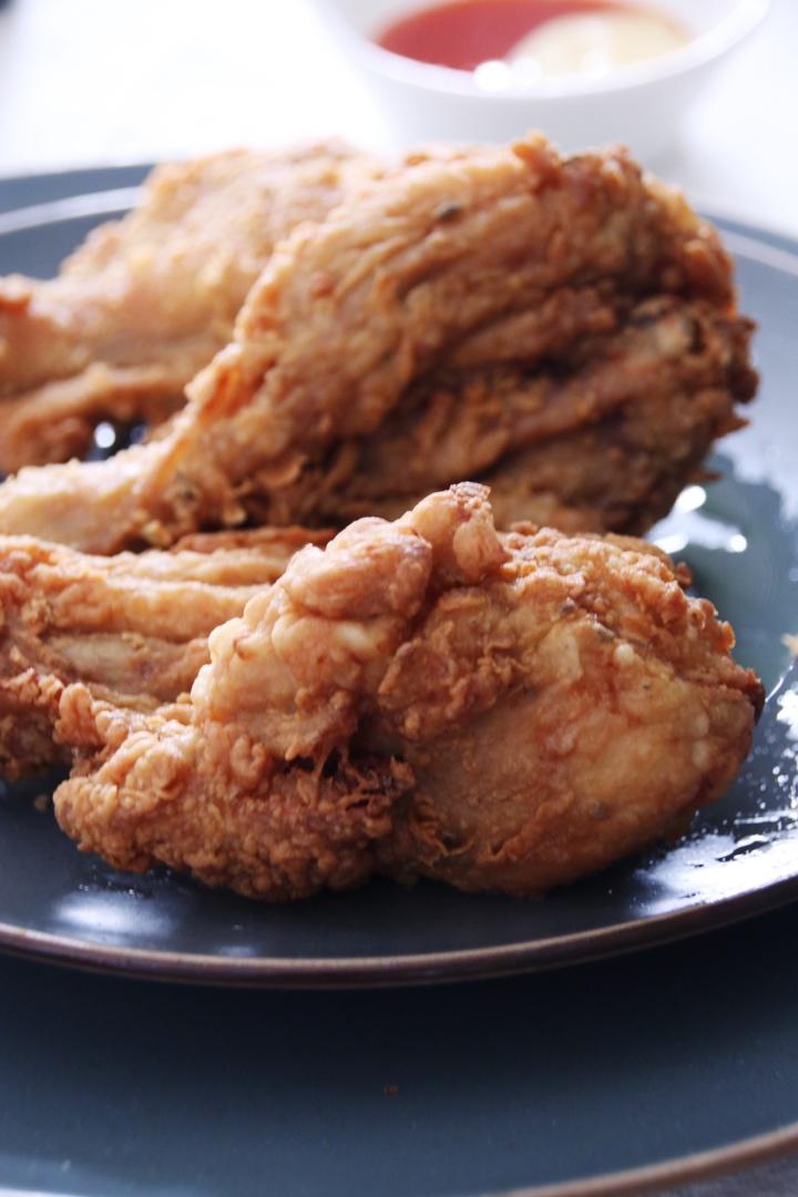 谦妈厨房做的下午茶-浓盐水真香炸鸡