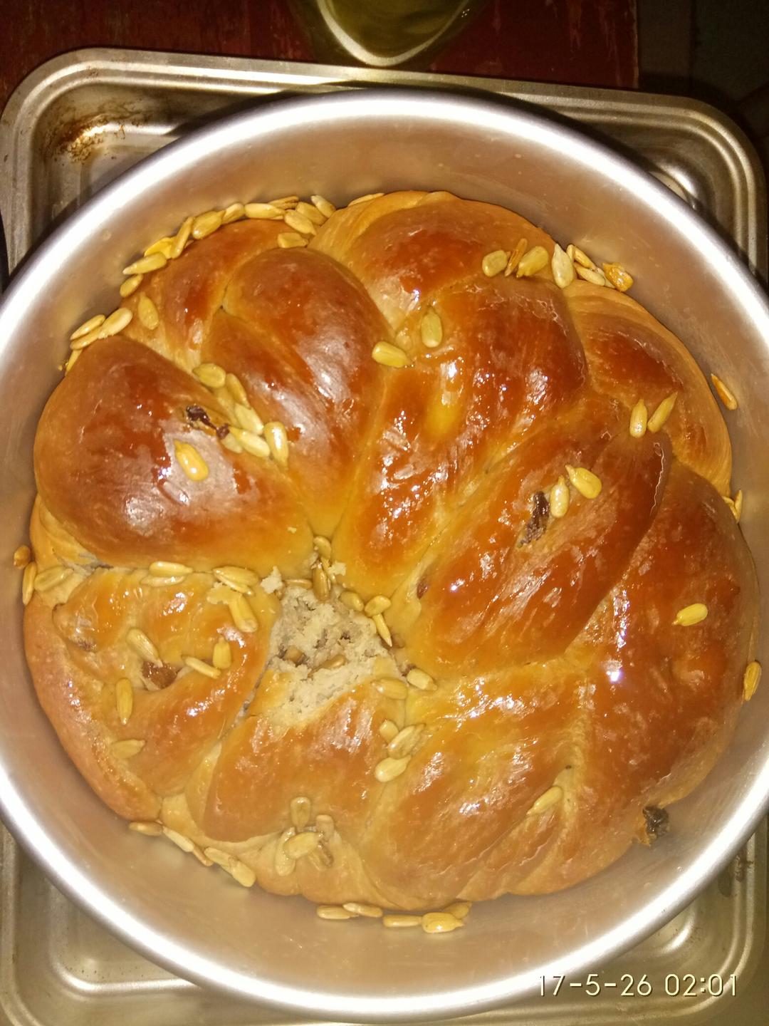 入门级不用揉出膜的手撕紫薯面包无黄油版