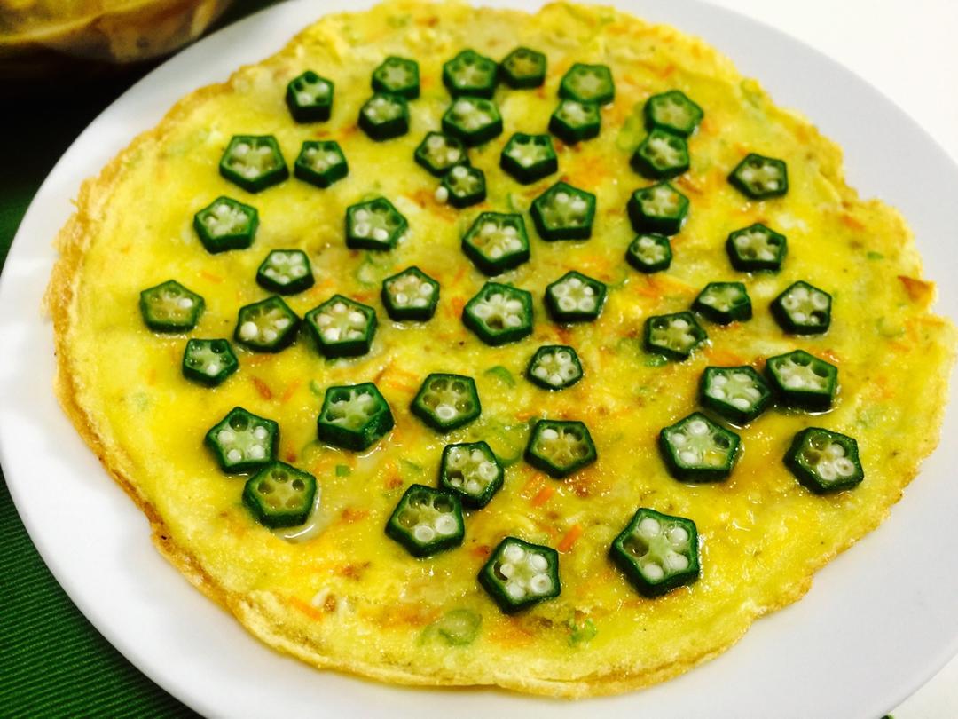 宝宝秋葵煎蛋饼