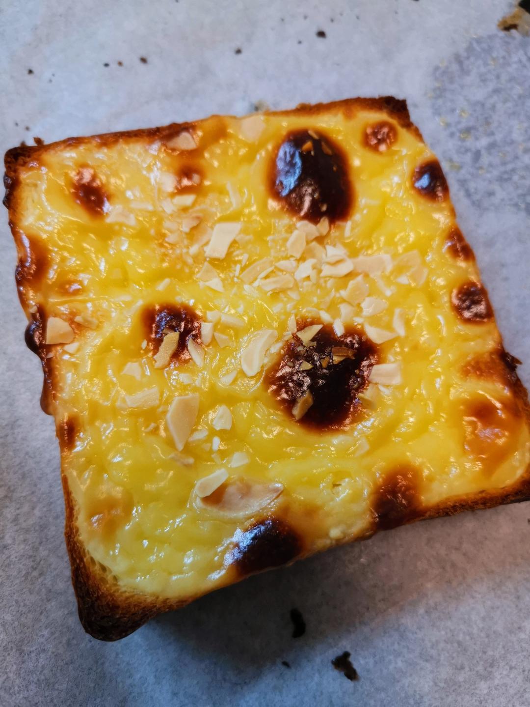 零失败快手岩烧乳酪(熔岩吐司)十分钟网红早餐，好吃哭