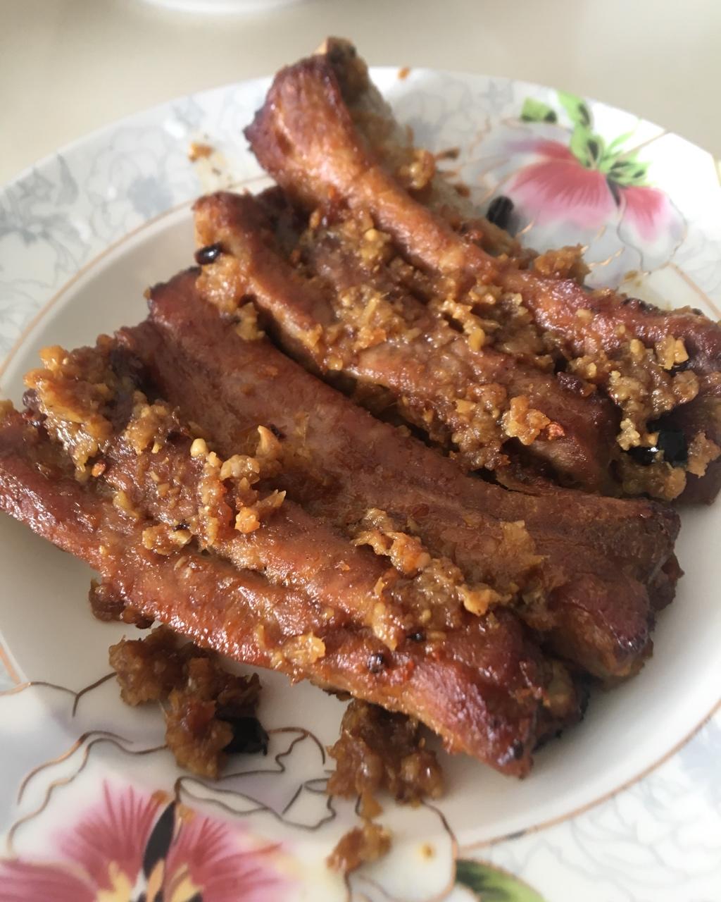 香到骨头里的蒜香排骨（烤箱）