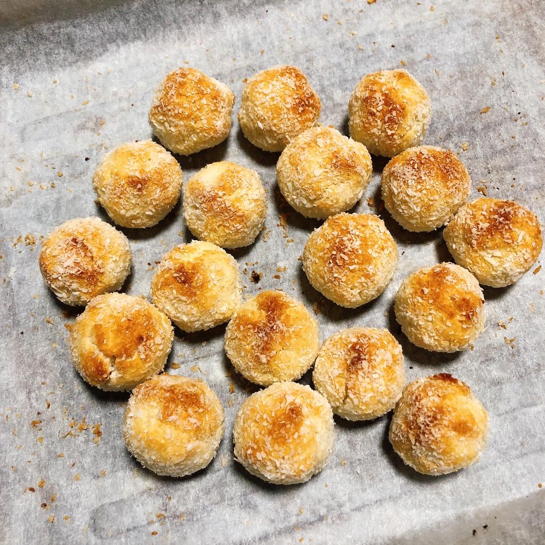 #KETO日常#简易消耗蛋白椰蓉球#生酮版