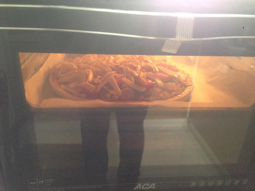 鲜虾🍤培根披萨🍕“内附敲好吃的饼皮做法”