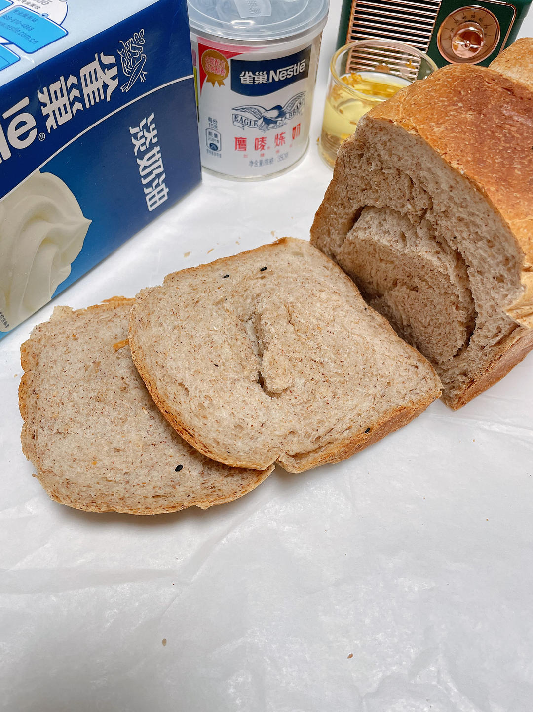 纯奶手撕吐司的做法 步骤1