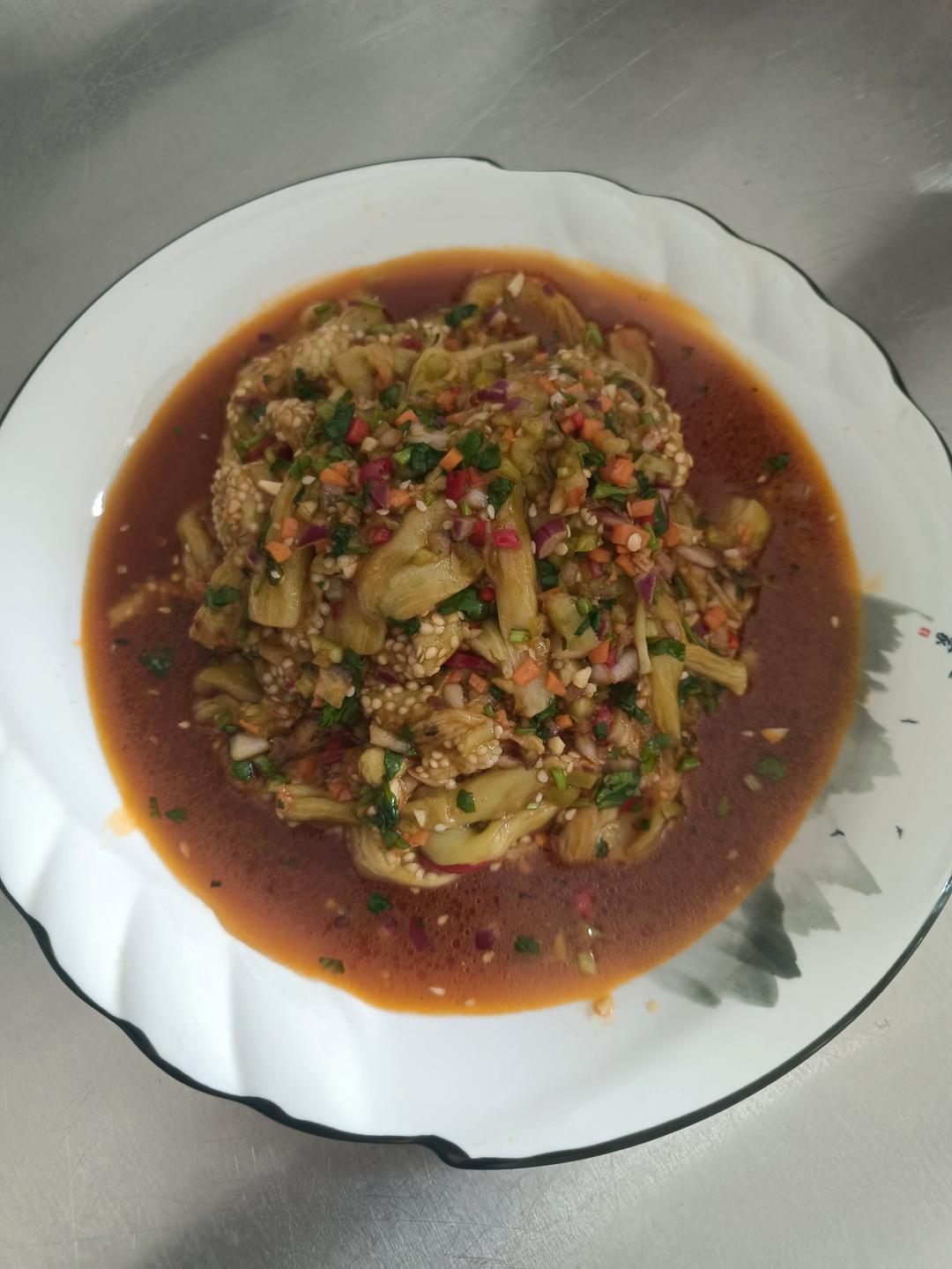 凉拌风味茄子的做法