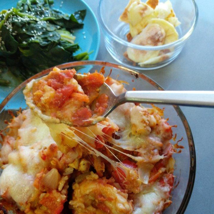 番茄鸡肉浓情焗饭【两人份】