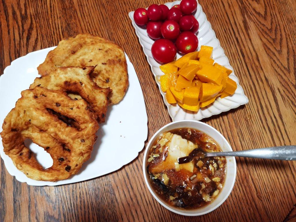 早餐店炸葱油饼 外酥里软 葱香味十足 附细节视频详解