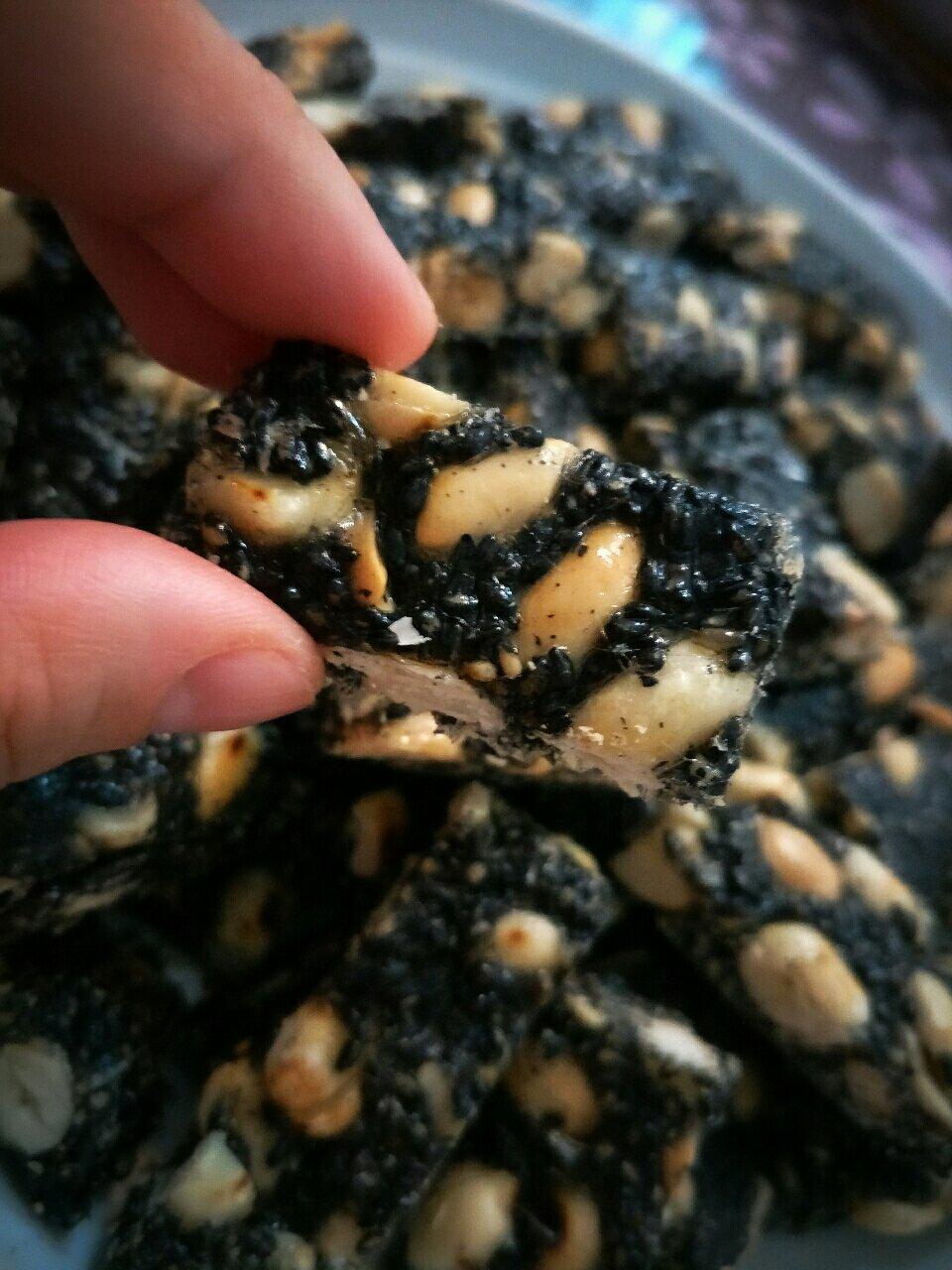 黑芝麻花生糖