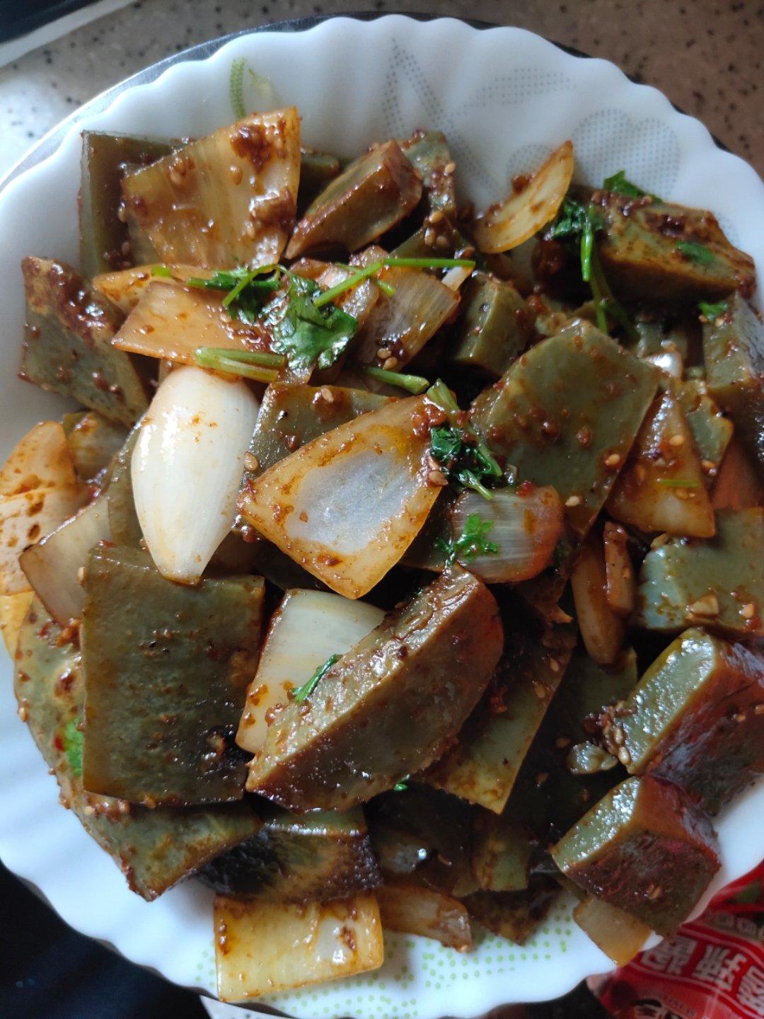 炒实蛋（自制实蛋）