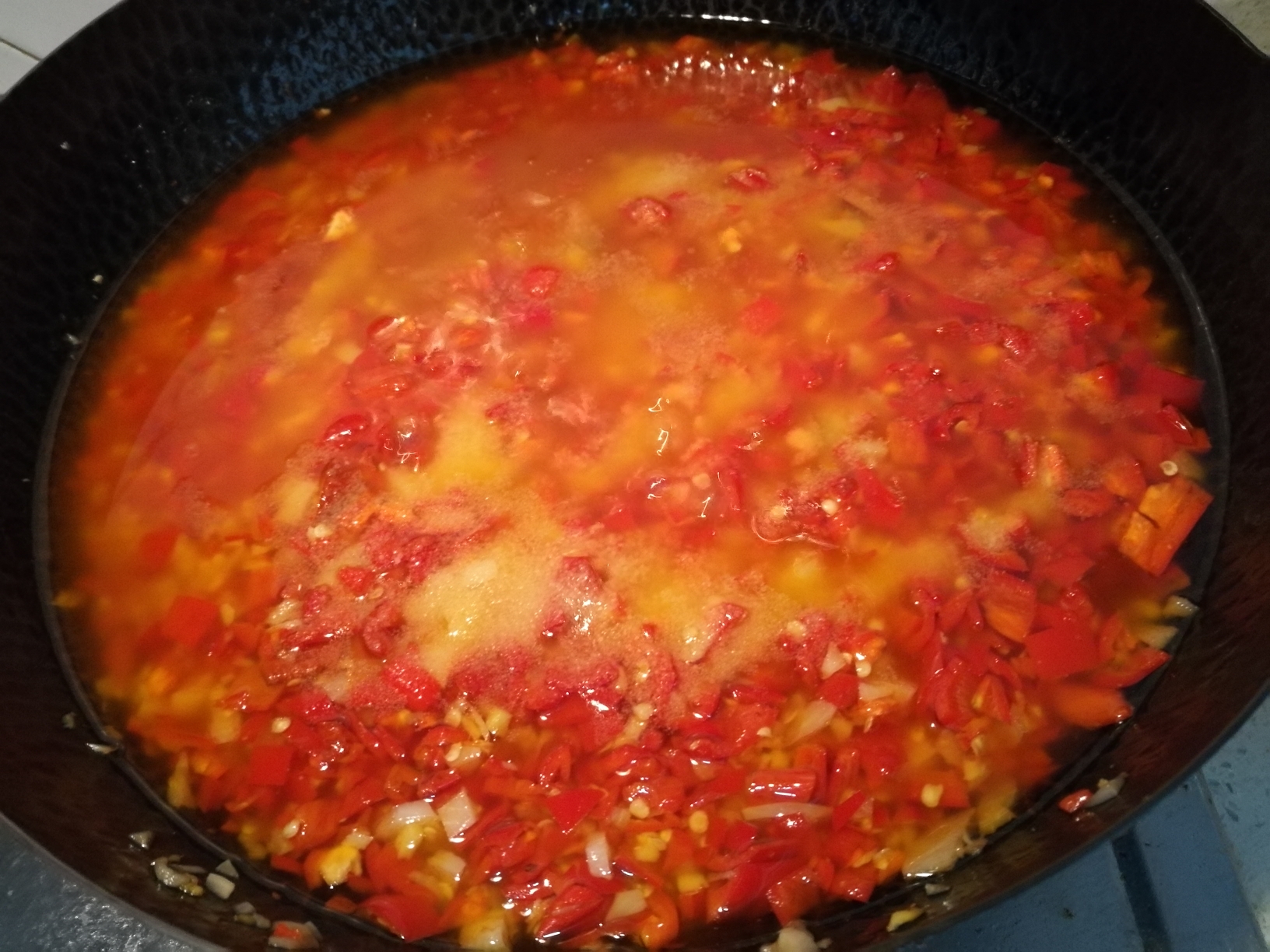 油淋红辣椒酱的做法 步骤5