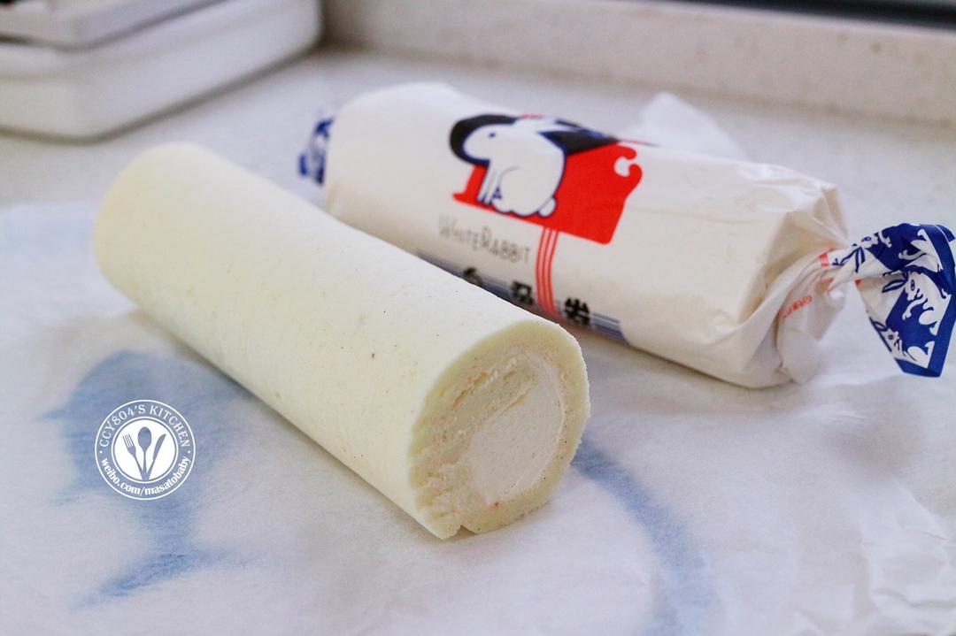 【六一儿童节特辑】| 奶味浓郁网红大白兔奶冻蛋糕卷