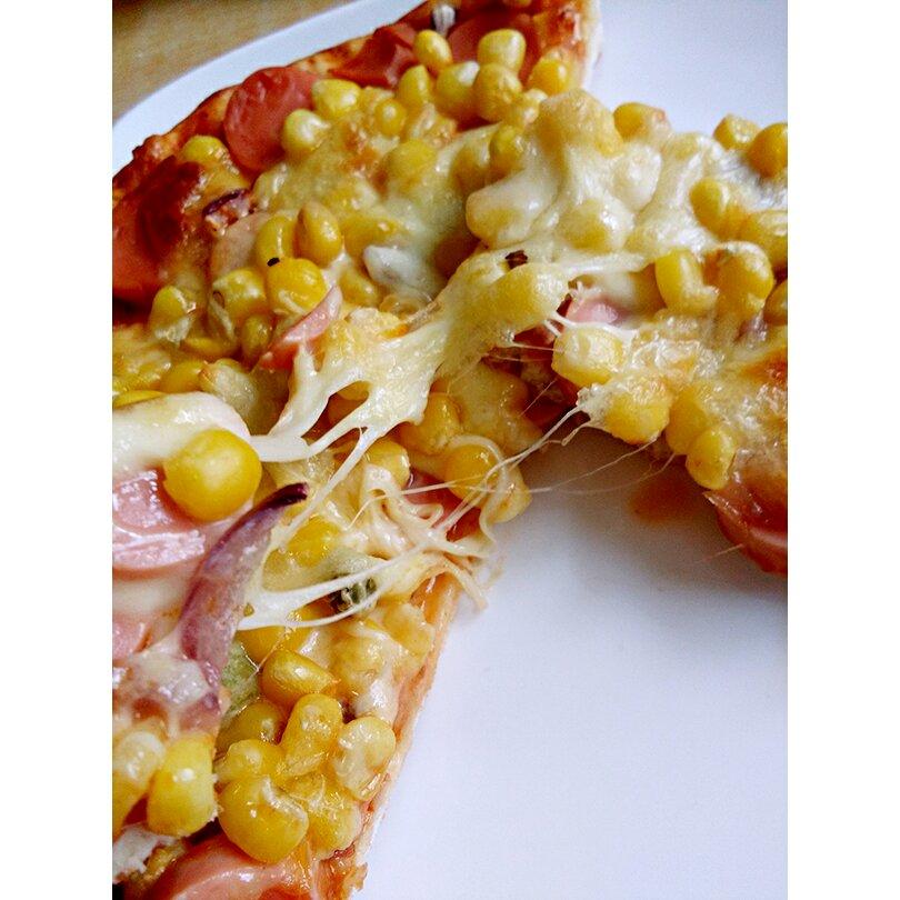 玉米培根披萨