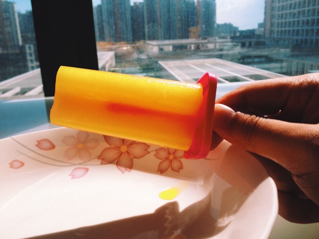 果粒橙变身冰棒，消暑神器！