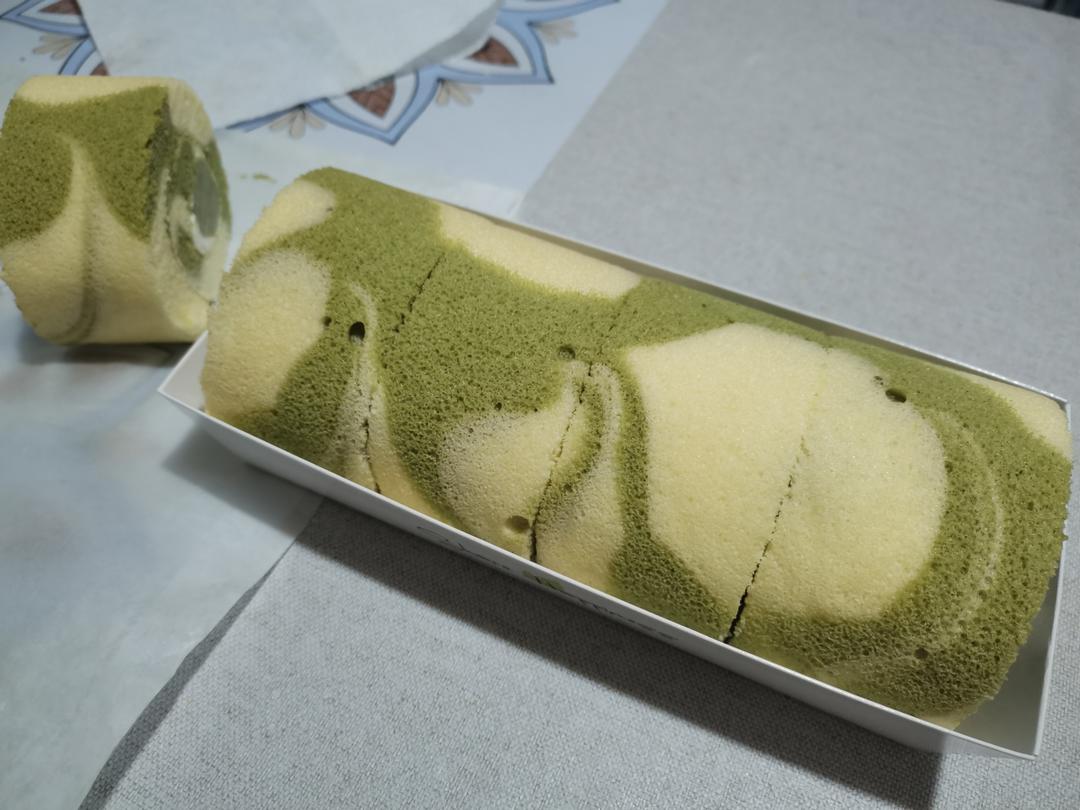 大理石抹茶蛋糕卷