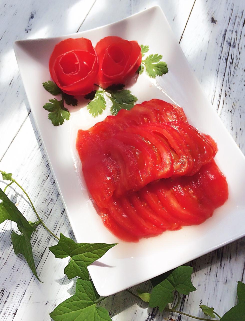 美成一朵花的糖拌西红柿