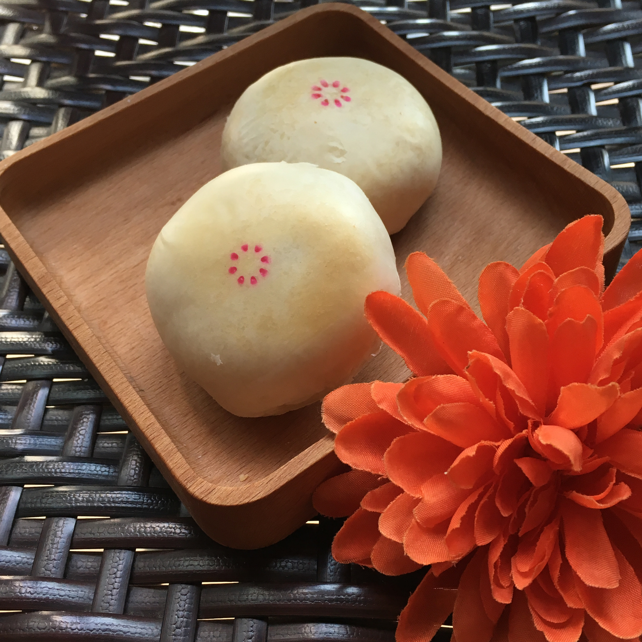 张错错做的白酥皮云腿月饼