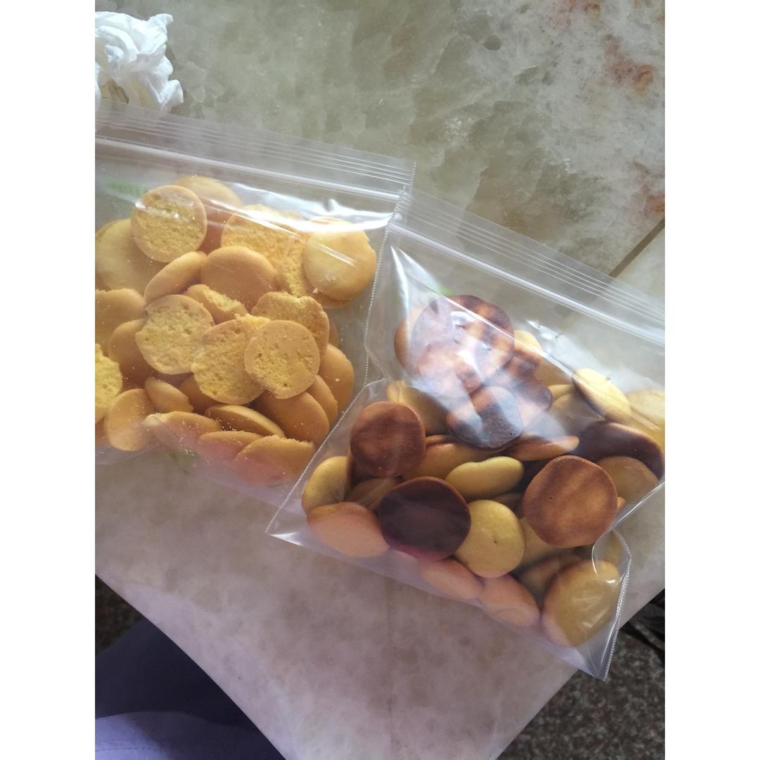 低糖无油版婴儿零食—奶香蛋黄小饼干