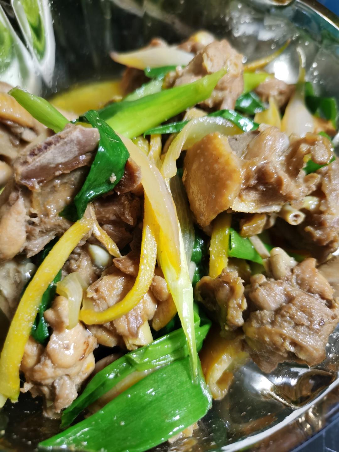 广东姜葱炒鸡