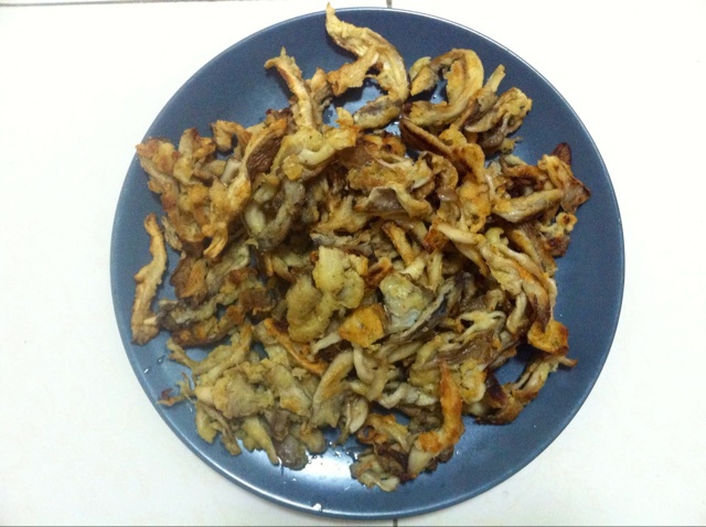 干炸鲜蘑
