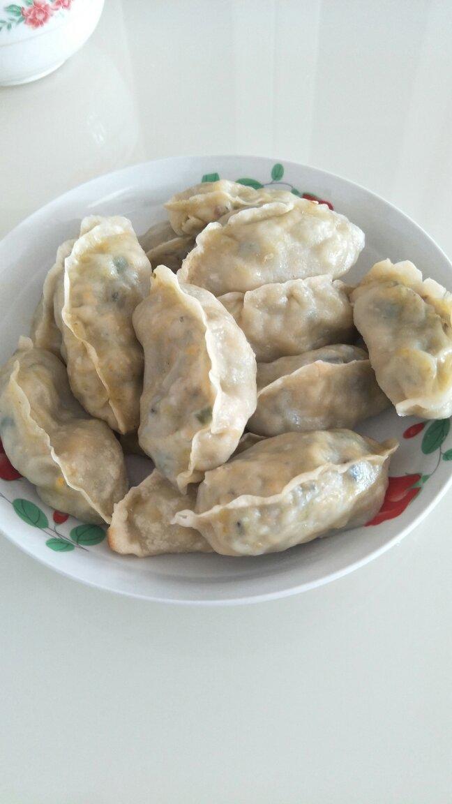 烫面蒸、煎饺（素馅）