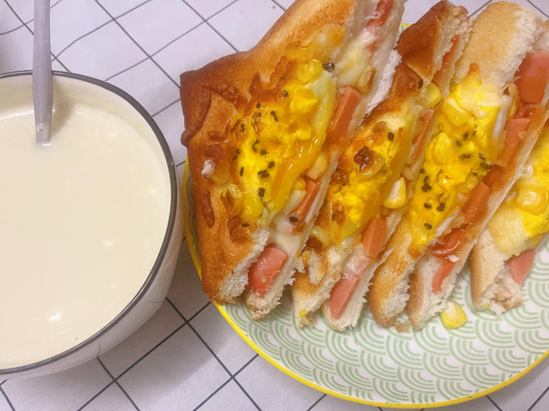 纯奶手撕吐司的做法 步骤1