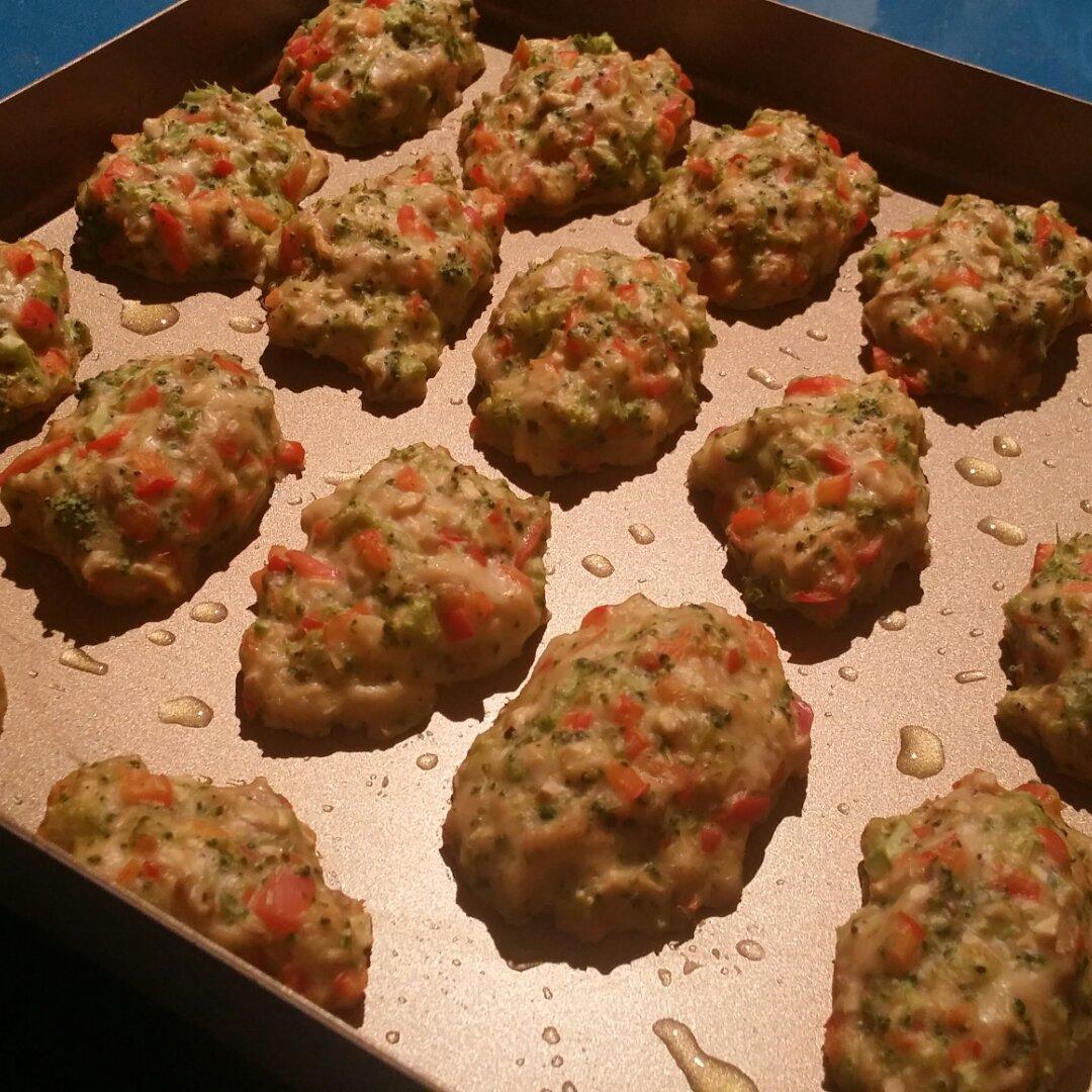 西兰花口蘑鸡肉卷