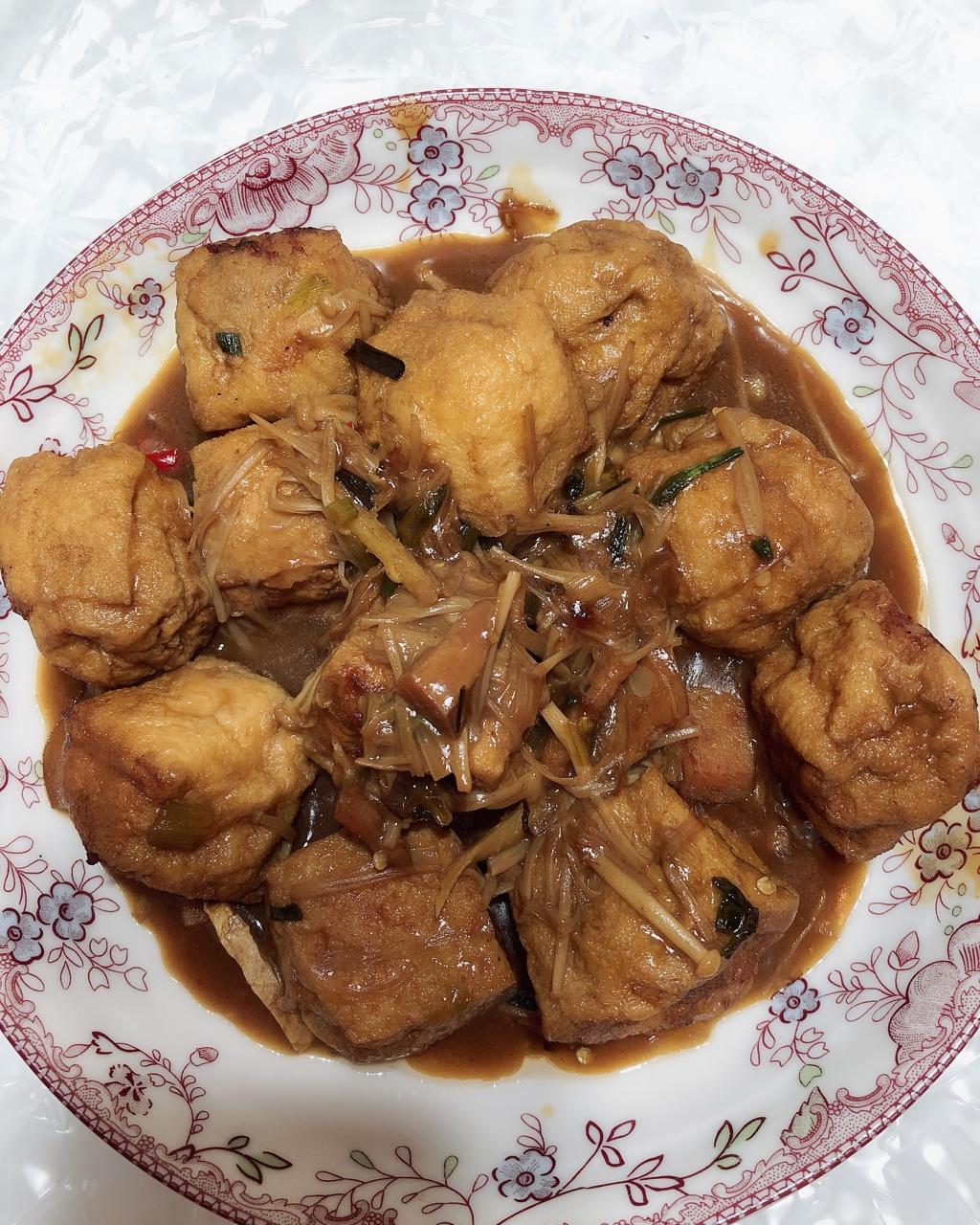 油豆腐塞肉
