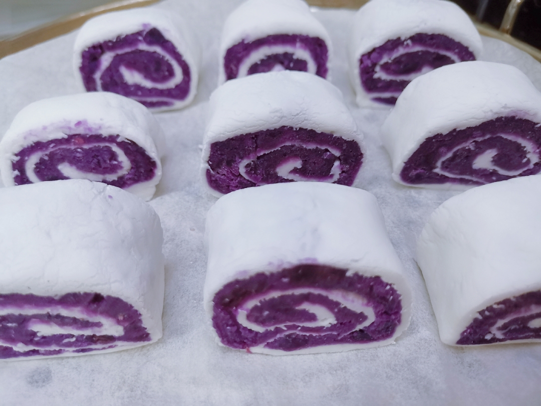 紫薯白玉卷的做法 步骤5