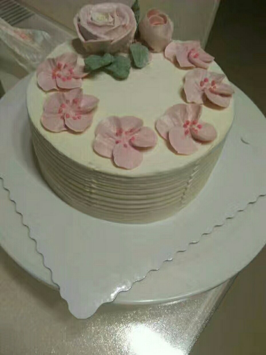 韩式裱花 花盒蛋糕
