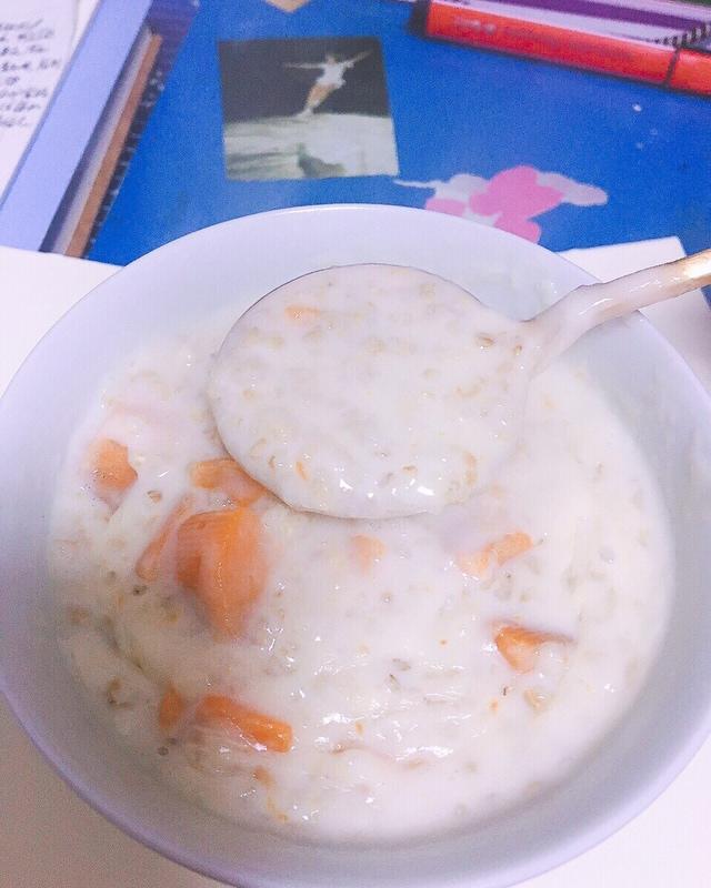 多口味牛奶钢切早餐燕麦粥丨健康·三餐