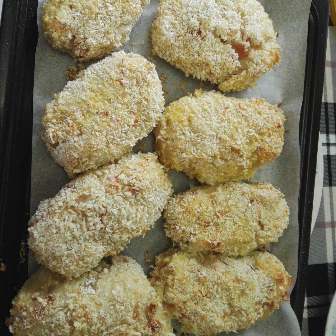 烤箱版日式土豆可乐饼