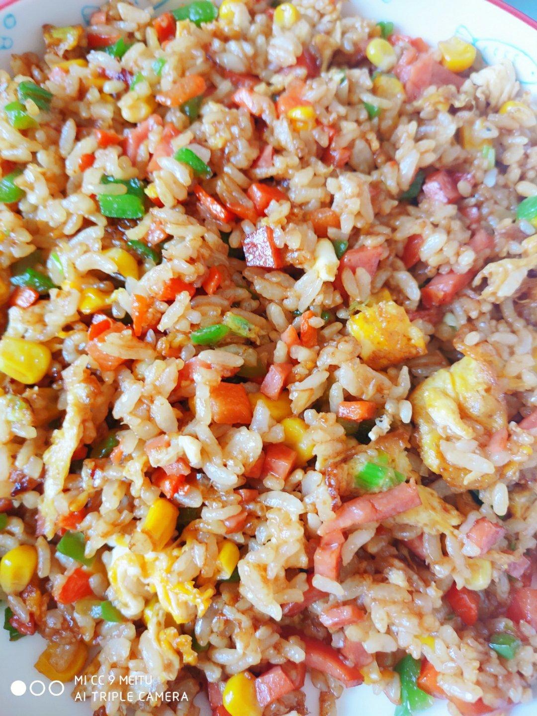 酱油炒饭