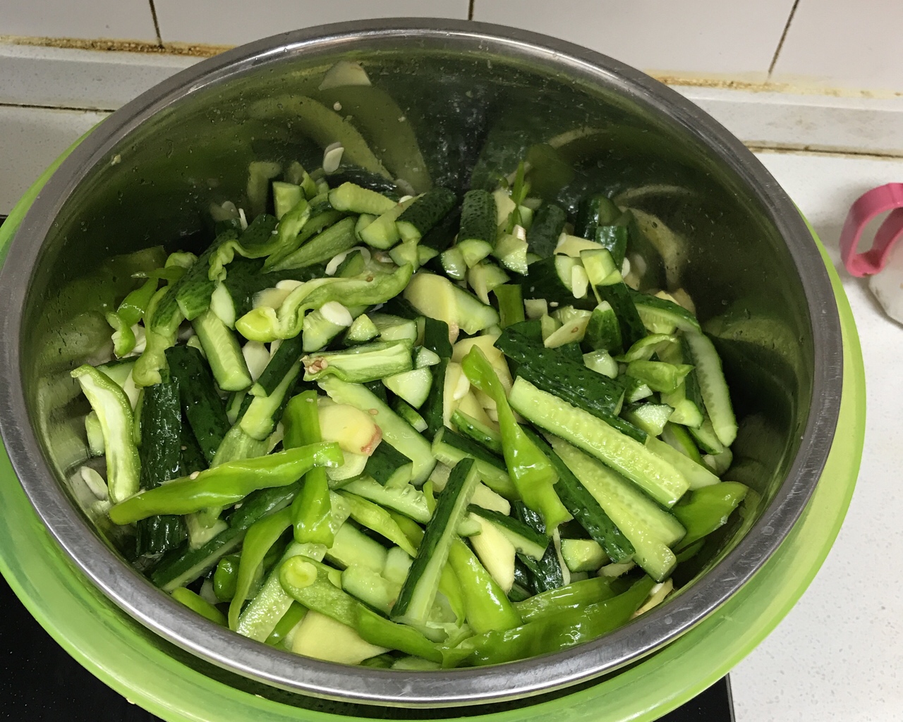 黄瓜小菜、小咸菜、开胃菜、凉拌黄瓜菜的做法 步骤14
