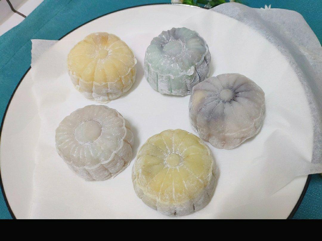 好吃到哭的冰皮月饼（细腻绿豆沙/榴莲）