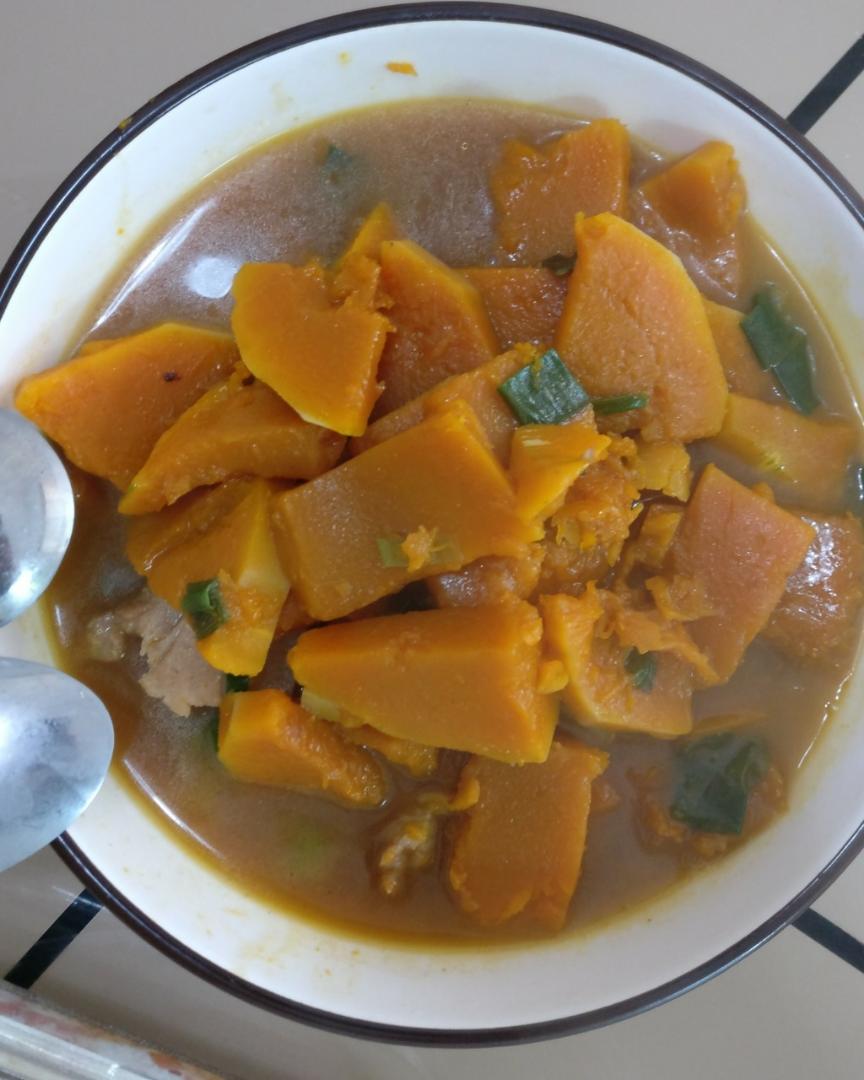 咸甜口味炖南瓜的做法