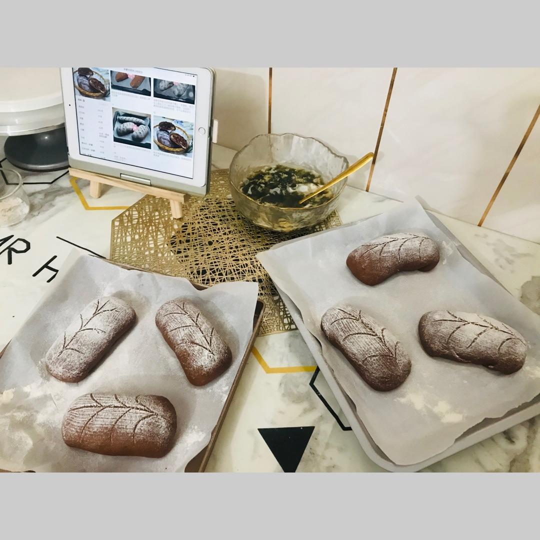 麻薯核桃夹心软欧包