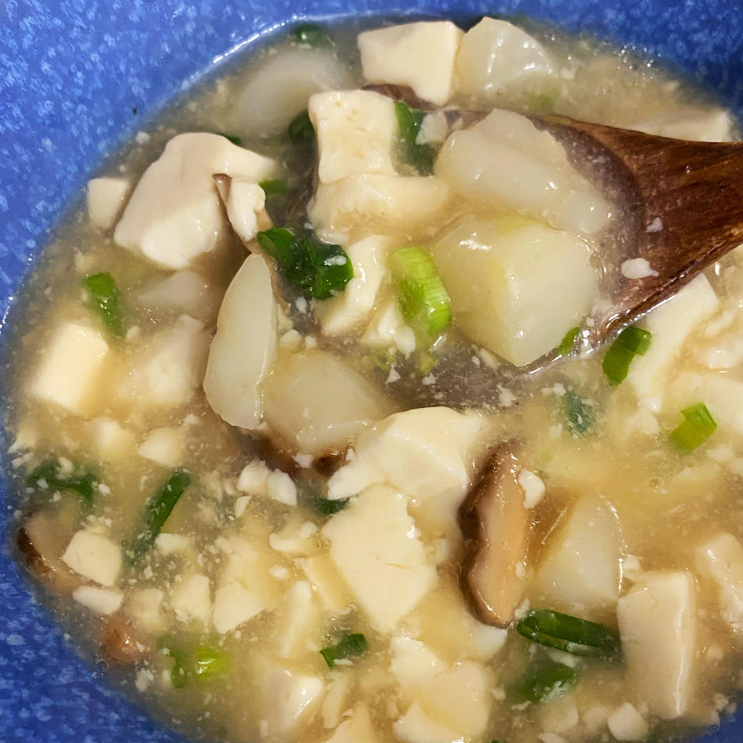 扇贝烧豆腐