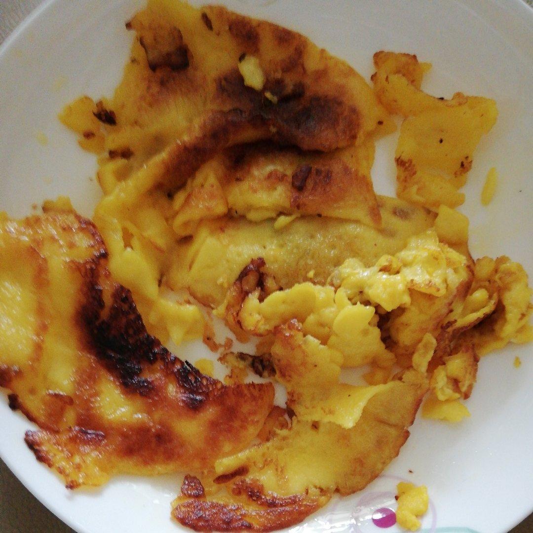 快速早餐鸡蛋葱花饼