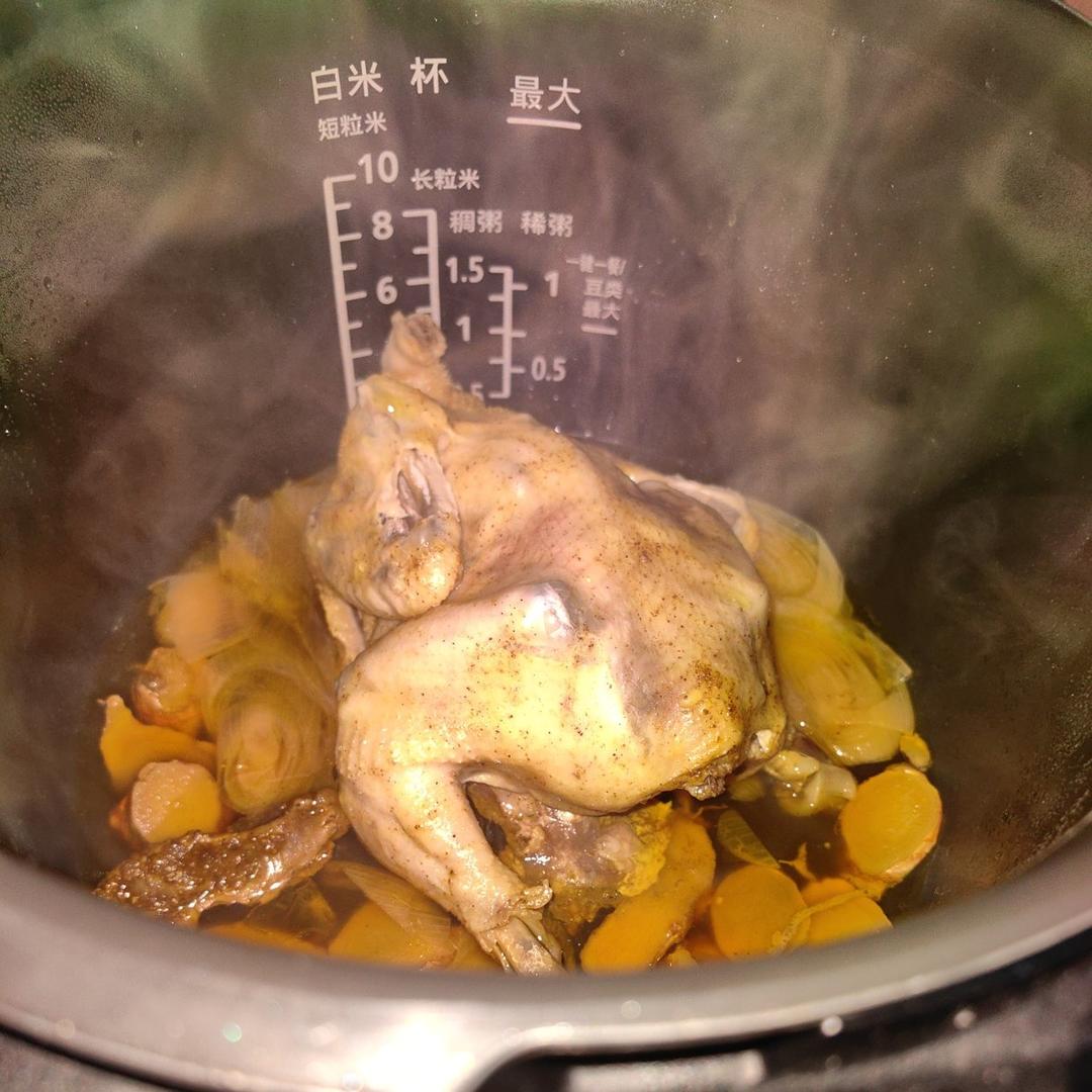 姜黄盐焗鸡，不用一滴水，自制盐焗鸡粉，厨房小白入门级大菜