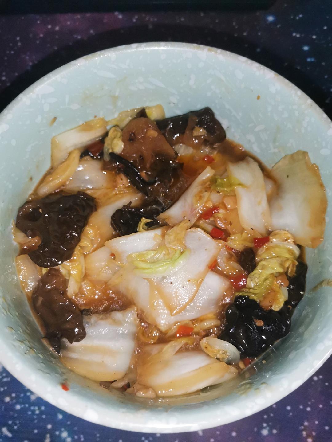 开胃下饭菜！醋溜白菜木耳