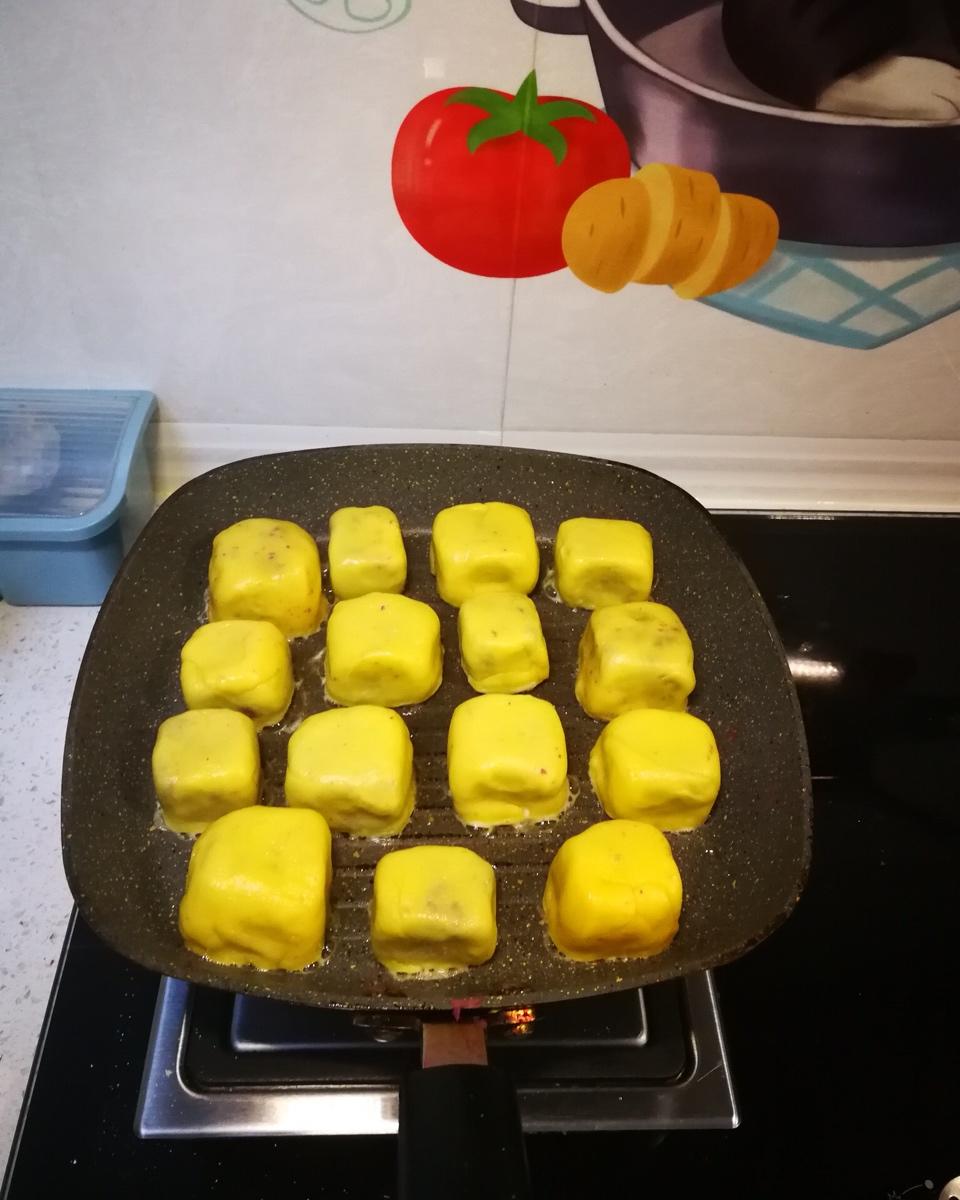 【爆浆紫薯仙豆糕】