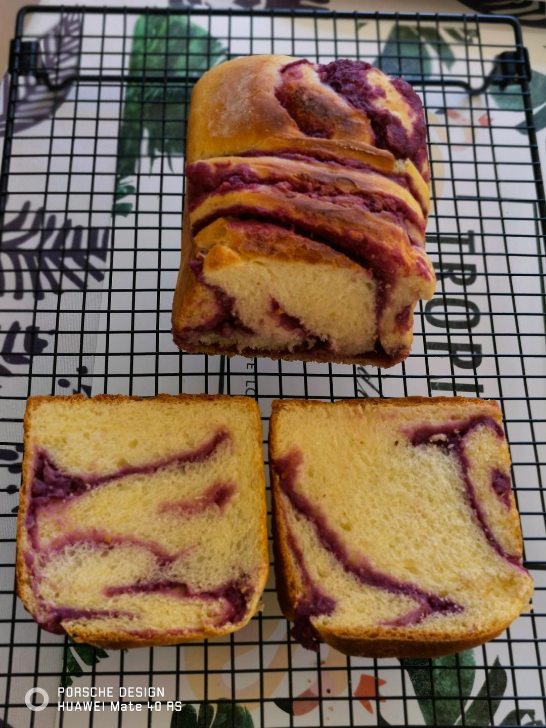 手撕芋泥小吐司