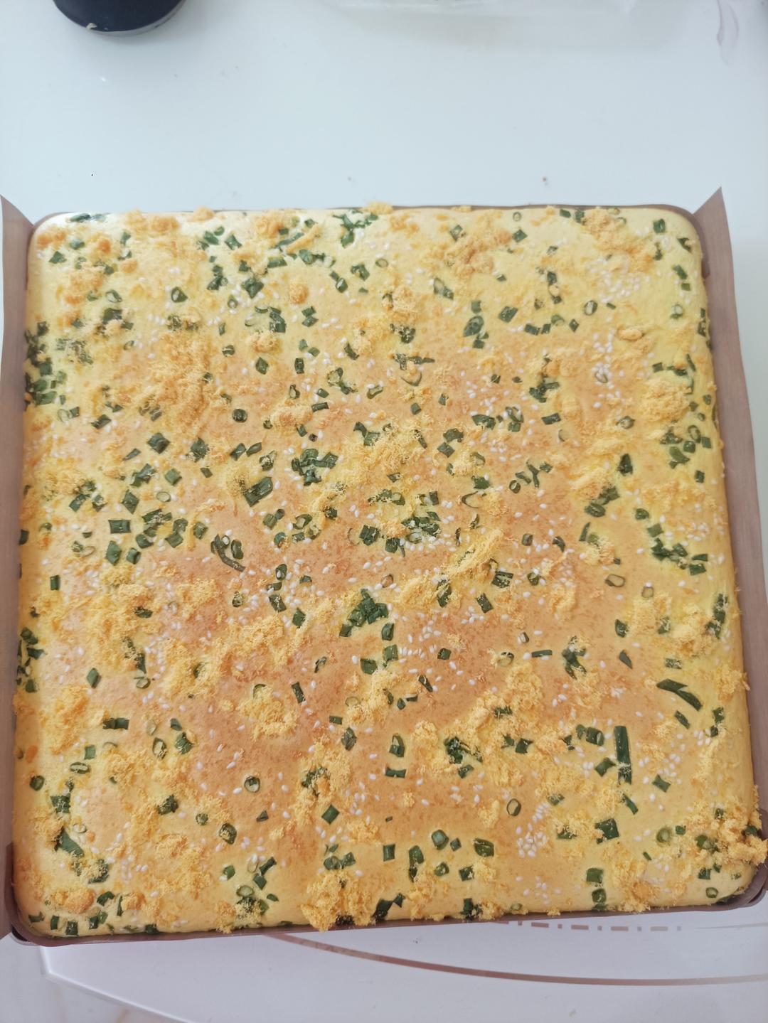 香葱肉松肥蛋糕卷～